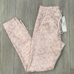 Bevy Flog Shely Rose Gold python